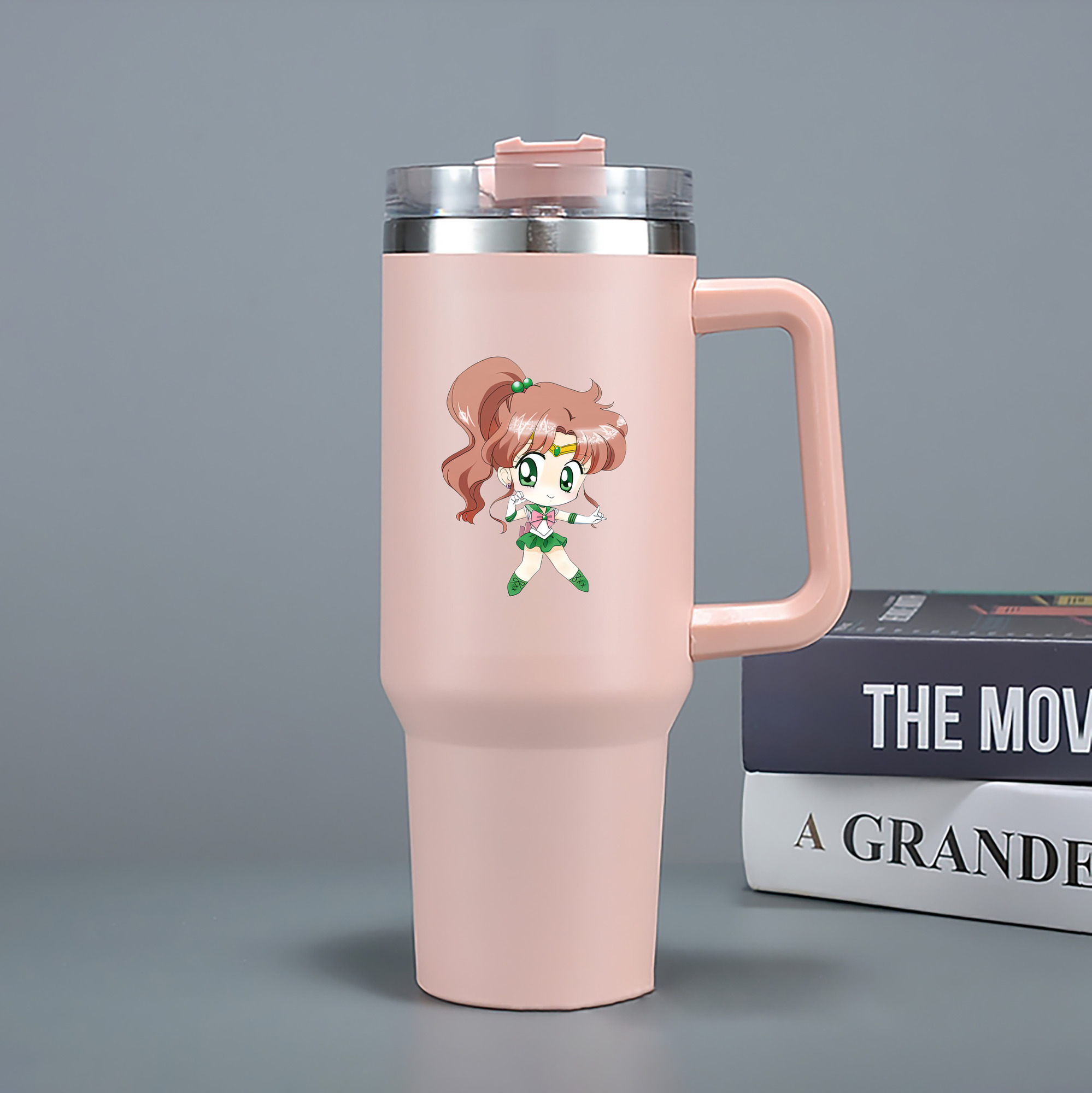 （画像用） 美少女戦士セーラームーン 木野 まこと きの まこと Sailor Moon Kino Makoto （セーラージュピター；Sailor Jupiter） 1200mL車用タンブラー（カラープリント）